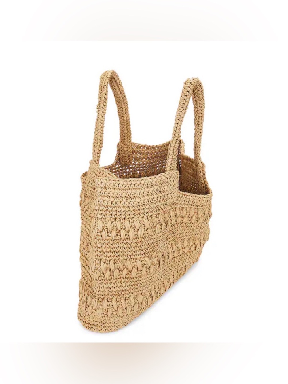 L*SPACE Changing Tides Oversized Bag - natural - 100% raffia - Picture 9 of 9
